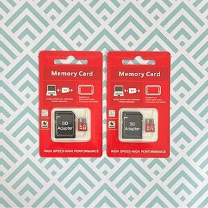 2 Pack - 1 TB Micro SD Memory Card with Adapter